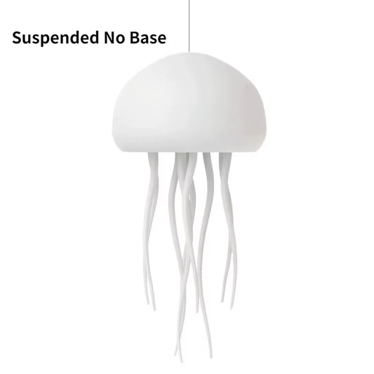 3D Movable Jellyfish Lamp USB Smart Voice Control Dimmable Color-Changing Creative Night Light Ocean Anime Light Sign Ornaments